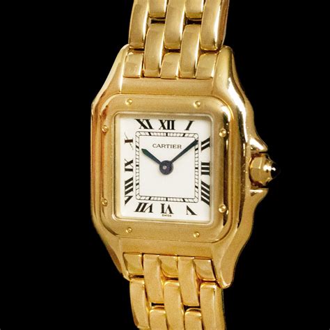 vintage cartier watch gold|cartier watches old models.